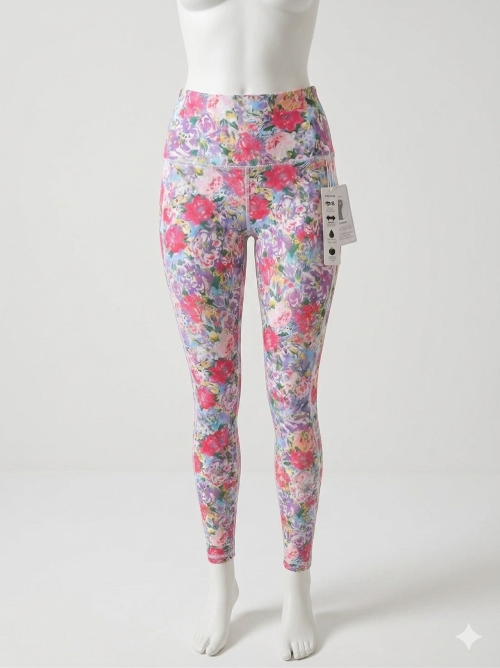 VOGO Athletica Multicolor Floral High-Waist Leggings